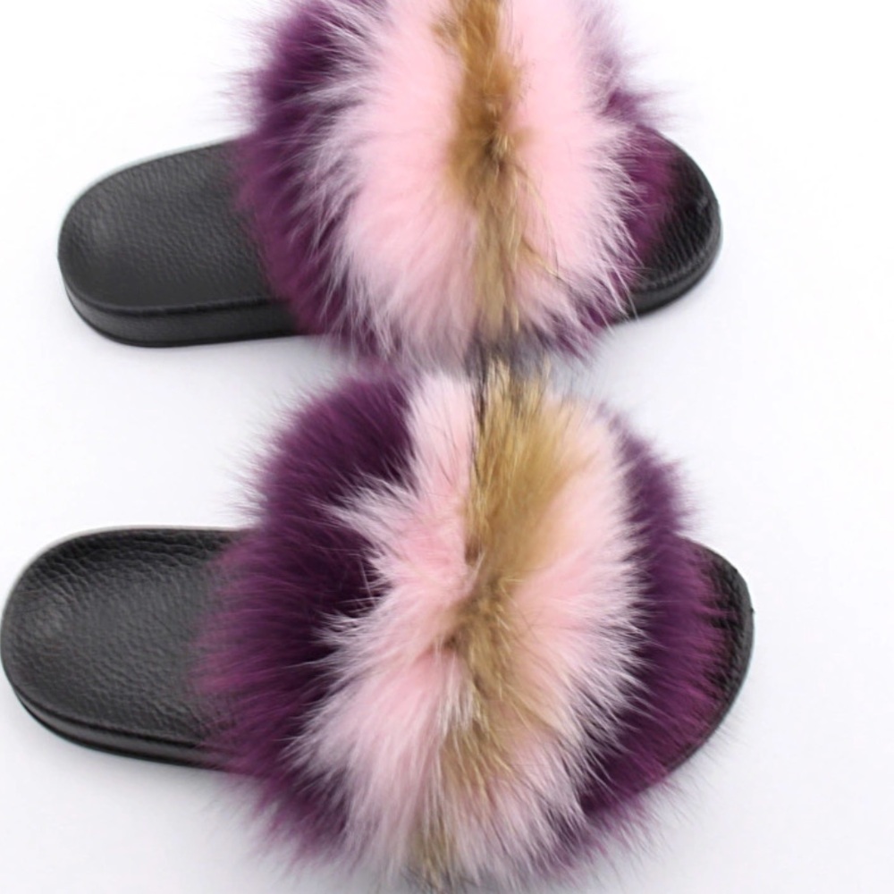Real Fur Slippers